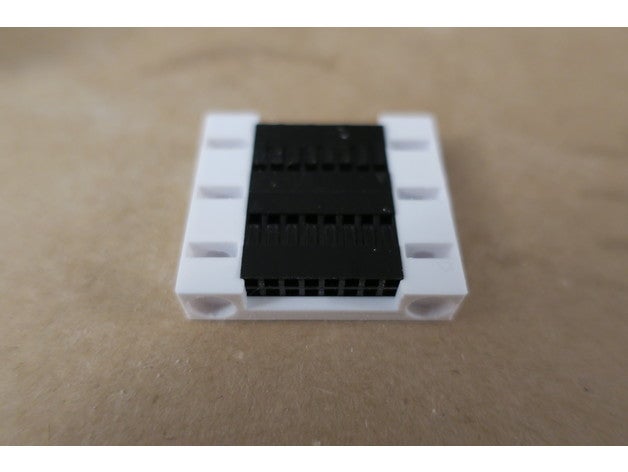 16-pin 2x8 dupont connecteur coupleur L'imprimante 3d de pièces la pince le câblage 3D print model - Mito3D