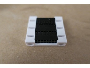 16-pin 2x8 dupont conector acoplador Impresora 3d de las piezas la abrazadera el cableado 3d print model - Mito3D