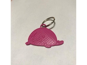 blobfish keychain keychains blob fish lisa 3d print model - Mito3D