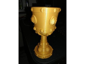 goblet food & drink chalice cup 3d print model - Mito3D