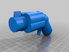 sci-fi Pistole 3d-drucken 3d print model - Mito3D