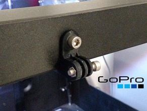 gopro mount 3d printer accessories camera mount gopro gopro mount  replicator replicator 2