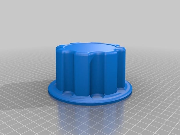 große potentiometer Knopf - Elektronik 3D print model - Mito3D