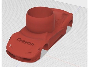 Topf crayon voiture-Auto Bleistift-box Container box Auto Bleistift 3d print model - Mito3D