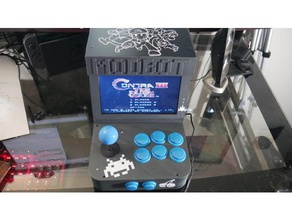 emupi retropie mini borne d'arcade v1 de l'électronique bureau bricolage arcade rétro 3d print model - Mito3D