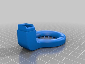 cooling duct anet a8 prusa i3 3d printer parts fan part 3d print model - Mito3D