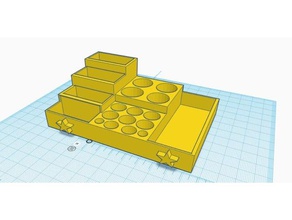 Organizatör aksesuarlar masa makyaj 3d print model - Mito3D