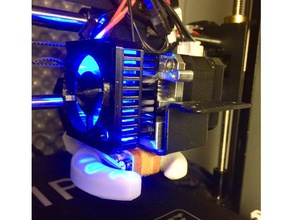 40mm fan guard - full shroud led 3d printer parts cover maker select v2 3d print model - Mito3D