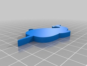 Narwal Schlüsselbund Schlüsselanhänger 3d print model - Mito3D
