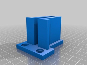 Regal-Wandhalterung kompatibel closetmaid remixed 3d-drucken 3d print model - Mito3D