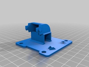 tevo tarantula x-carriage cable chain adapter 3d printer accessories management 3d print model - Mito3D