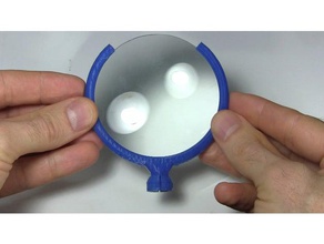 magnifying glass holder socket hand tools ball helping-hands helping lens soldering tool 3d print model - Mito3D