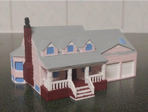 casa boschi edifici e strutture edificio costruzione di giocattoli famiglia la un modello struttura 3d print model - Mito3D