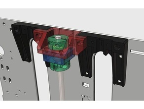 vertexevo k8400 z-axis support 3d printer parts maintenance vertex stabilizer 3d print model - Mito3D