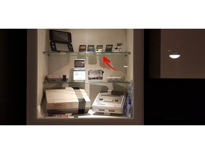 minimalist nintendo gameboy konsolu dur oyuncak & oyun aksesuarları 3d print model - Mito3D