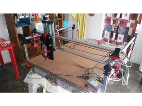 cnc kit la robótica máquina de router plotter el robot 3d print model - Mito3D