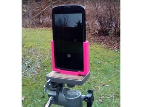- smartphone-Foto-Stativ montieren Kamera Fotografie smartphone-Halter 3d print model - Mito3D