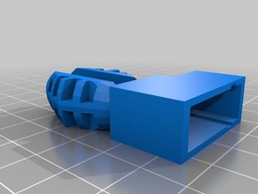 kenmore buzdolabı alt klip tutucu kesim yedek parça 3d print model - Mito3D