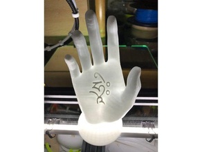mão fortuna A impressão 3d claven moo cr10 exibição 3d print model - Mito3D