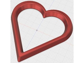 simple heart art hearts love lovecraft valentine valentines day gifts 3d print model - Mito3D