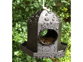 british garden bird feeder outdoor & 3d print model - Mito3D