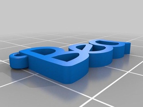 llavero bea Anahtarlık 3d print model - Mito3D