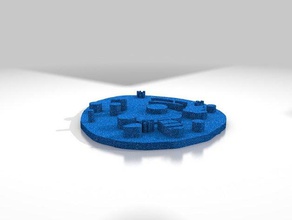 Zelle Ding Biologie 3d print model - Mito3D