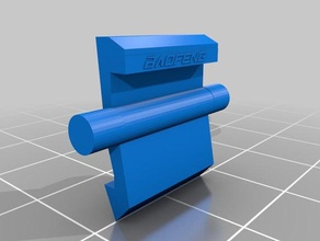 baofeng uv-5r clip de la batería partes 3d print model - Mito3D