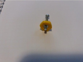 m3 hex nut knob parts inventoy 3d print model - Mito3D