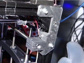 flsun cube rod holder 3d printer parts 3d print model - Mito3D
