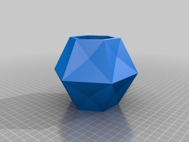 hexagonal vase decor 3D print model - Mito3D