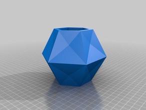 hexagonal vaso decoração 3d print model - Mito3D