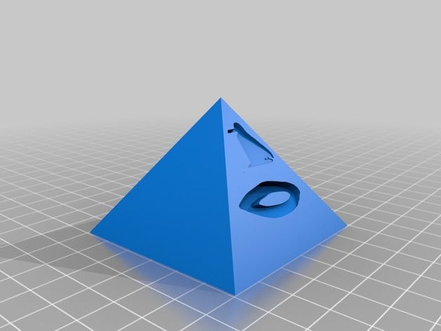 annie pyramide L'impression 3d 3D print model - Mito3D