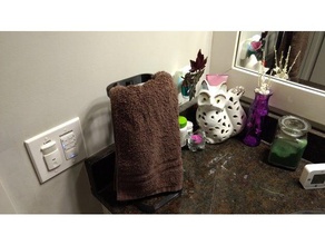 hand towel stand bathroom holder 3d print model - Mito3D