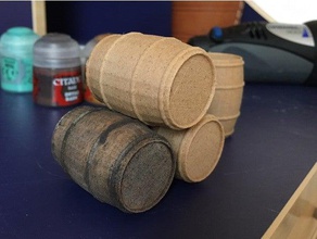 g scale bourbon whisky barrel models 3d print model - Mito3D
