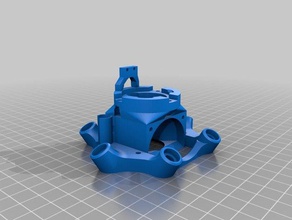 delta effecteur e3dv6 zprobe remixé L'imprimante 3d de pièces kossel magnétique 3d print model - Mito3D
