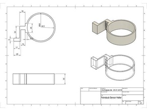 feinstaubsensor halterung kunststofffensterrahmen codeforde feinstaub luftdaten luftdateninfo 3d print model - Mito3D