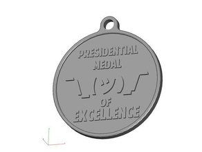 shruggie medal excellence coins & badges award emoticon medallion meme memes shrug shrugman man shurg 3d print model - Mito3D