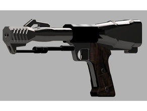 50bmg pistol 3d printing 50 bmg gun 3d print model - Mito3D