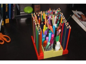 modulare Farb-Bleistift-Halter Kunst-tools Farbe Bleistift Bleistift-Halter Stift-Halter 3d print model - Mito3D