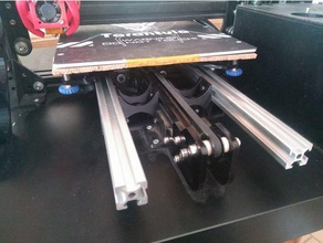 tarantula dual y-Abstandshalter +45 mm 3d-Drucker Teile tevo die y-Achse 3d print model - Mito3D