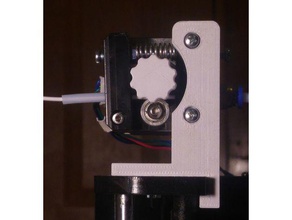 right motor mount knob cutout 3d printer accessories bowden extruder 3d print model - Mito3D