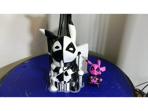 deadpool x pikachu 4 Teile hobby 3d print model - Mito3D