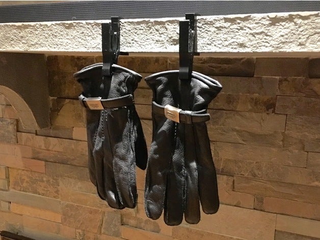 gant de clips cheminée ménage le clip accessoire sèche-linge des gants mitaine mitaines la neige d'hiver 3D print model - Mito3D