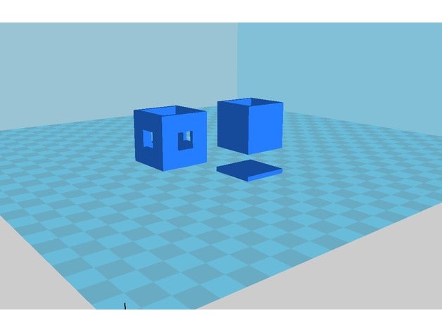 boîte de protection 1 un pouce magnétique en néodyme cube tpu recommandé jouets & accessoires jeux la pouces l'aimant le protecteur 3D print model - Mito3D