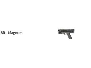 br-magnum video games battle rifle gun halo magnum pistol 3d print model - Mito3D