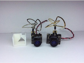 micro fpv aio di montaggio videocamera r c i veicoli la fotocamera il monte nano piccolo 3d print model - Mito3D
