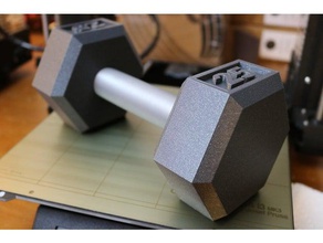 Hantel - 25 Kilogramm sport & im freien Kurzhantel dumbell Gewicht 3d print model - Mito3D