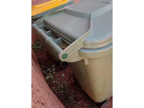 australian wheelie bin pin replacement parts garbage insert pins plug rubbish trash 3d print model - Mito3D