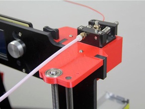 top upgrade bowden anet a6 right 3d printer parts extruder filament spool holder pla rodamiento 3d print model - Mito3D